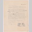 Draft letter from Japanese Christian Church to Harrison Anderson (ddr-densho-446-35)