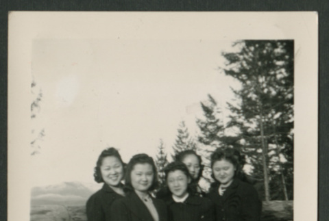 Group of women on balcony (ddr-densho-359-173)