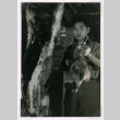 Takeo Isoshima with a deer carcass (ddr-densho-477-239)