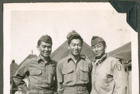 Three soldiers (ddr-densho-201-522)