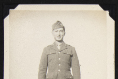 Leo in military uniform (ddr-densho-542-678)