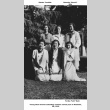 Six young Nisei women posing on a lawn (ddr-ajah-6-385)