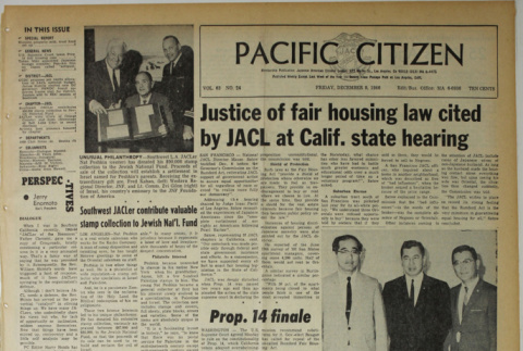 Pacific Citizen, Vol. 63, No. 24 (December 9, 1966) (ddr-pc-38-49)