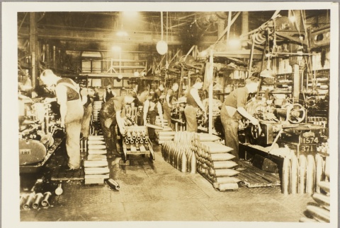 Men working in an artillery factory (ddr-njpa-13-297)