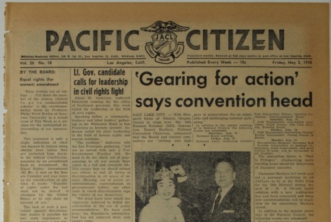 Pacific Citizen, Vol. 46, No. 18 (May 2, 1958) (ddr-pc-30-18)