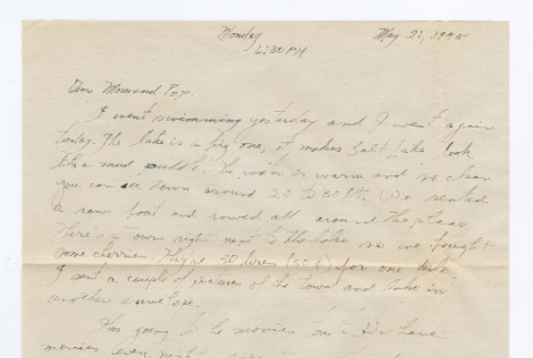 Letter from Tadashi Ishida to Mr. & Mrs. Y Ishida (ddr-densho-535-187)