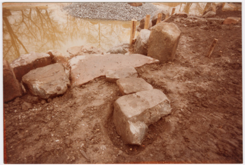 Rock path to pond (ddr-densho-377-2084)