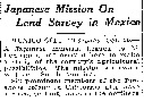 Japanese Mission On Land Survey in Mexico (October 30, 1924) (ddr-densho-56-393)