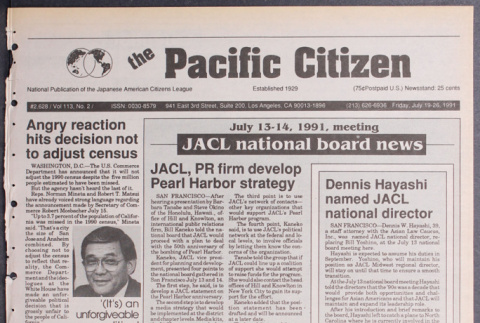 Pacific Citizen, Vol. 113, No. 2 [July 19-26, 1991] (ddr-pc-63-27)