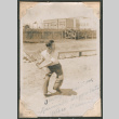 Yataro Demise plays baseball (ddr-densho-463-171)