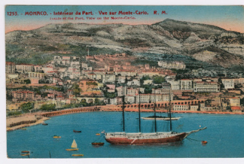 Blank Postcard of Monte Carlo, Monaco (ddr-densho-368-810)