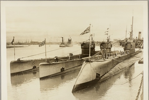 British submarines docked in Portsmouth Harbour (ddr-njpa-13-568)