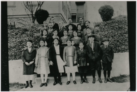 Japanese Language School students and teachers (ddr-densho-353-277)