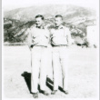 Two men in front of hills (ddr-densho-1007-775)