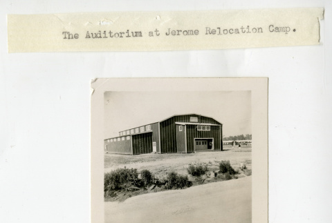 Auditorium at Jerome Relocation Camp (ddr-csujad-38-299)