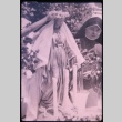 Nun next to statue of Mary (ddr-densho-330-97)
