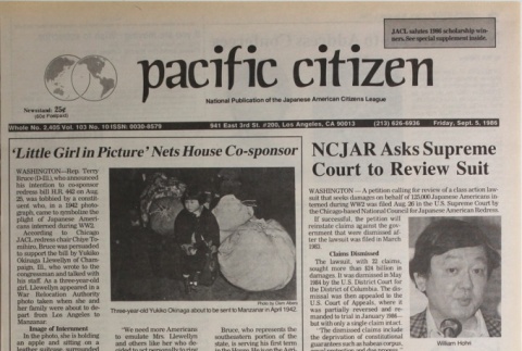 Pacific Citizen, Vol. 103, No. 10 (September 5, 1986) (ddr-pc-58-35)