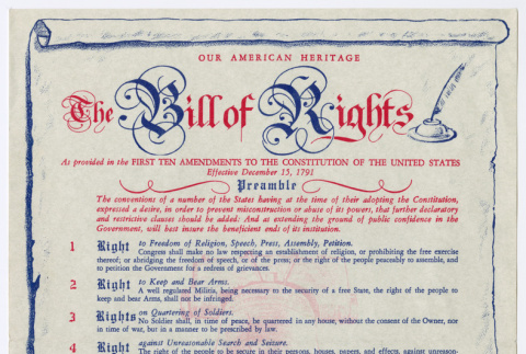 Bill of Rights (ddr-ohs-1-18)