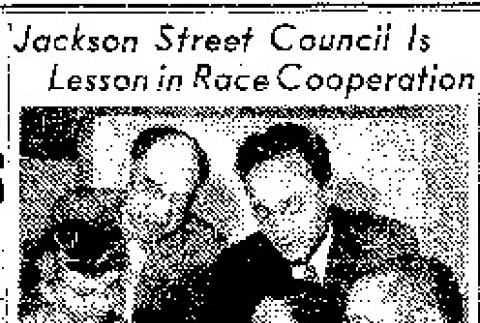 Jackson Street Council Is Lesson in Race Cooperation (July 28, 1946) (ddr-densho-56-1164)