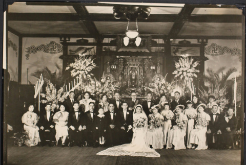 Portrait of wedding party (ddr-densho-493-182)