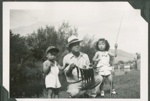 Fishing with the Yonetanis (ddr-densho-328-193)