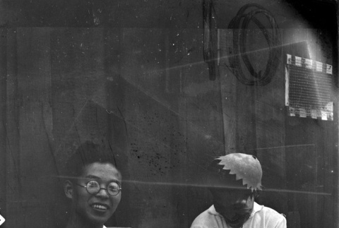 Two young men in cook's clothes (ddr-densho-426-1735)