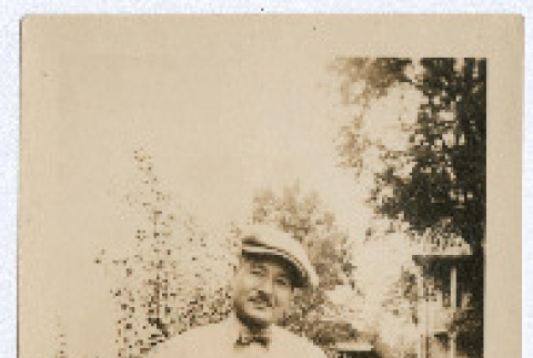 Thomas Rockrise in newsboy cap (ddr-densho-335-263)