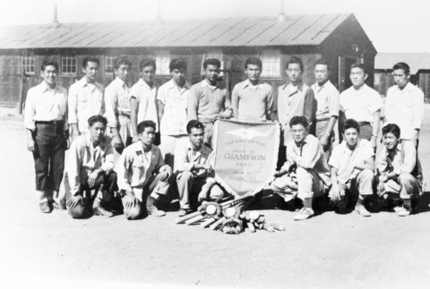 Camp baseball team (ddr-densho-37-230)