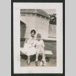 girl and boy on bench (ddr-densho-378-783)