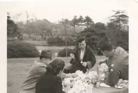 Picnic outside Tokyo (ddr-one-2-268)