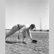 Baseball player catching a ball (ddr-fom-1-751)