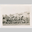 Group of soldiers outside field with tents (ddr-densho-329-1367)