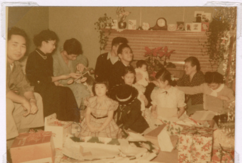 Isoshima and Nakahara family Christmas (ddr-densho-477-270)