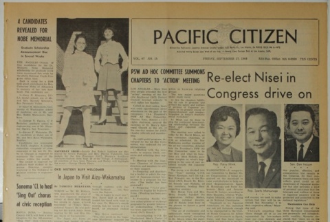 Pacific Citizen, Vol. 67, No. 13 (September 27, 1968) (ddr-pc-40-39)