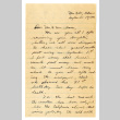 Letter from Usami Terada to Mr. and Mrs. A.W. Thomas, September 17, 1943 (ddr-csujad-4-16)