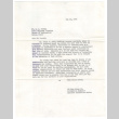 Letter to Newell from William Maxey regarding Allen Arai (ddr-densho-430-71)