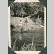 Girl next to water (ddr-densho-316-363)