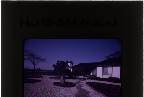 Garden and house at the Hubshman project (ddr-densho-377-617)