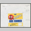 Ka-Ra-Te Rice Krunch mock up label (ddr-densho-499-122)