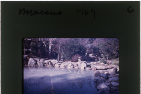 Pool and garden at the Marcus project (ddr-densho-377-449)