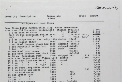 Inventory List (ddr-densho-424-357)