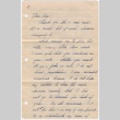 Letter to Kaneji Domoto from Hide Matsuda (ddr-densho-329-146)