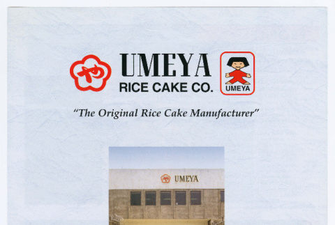 Umeya Rice Cake Co. Brochure (ddr-densho-499-108)