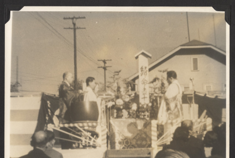 Outdoor event at the Seattle Betsuin Buddhist Temple (ddr-sbbt-4-63)