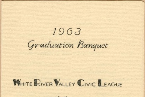 Program for the White River Valley JACL Chapter's Graduation Banquet (ddr-densho-277-204)