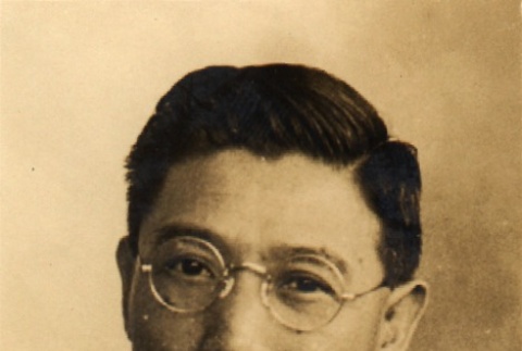 Shikichi Takenaka, a Nippu Jiji printing department employee (ddr-njpa-4-1200)