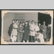 James Komoto with Pvt. Narita and friends (ddr-densho-463-123)