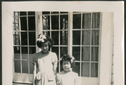 Girls with Easter baskets (ddr-densho-316-423)