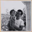 Hardy Shiomi holding Susan Shiomi (ddr-densho-522-244)