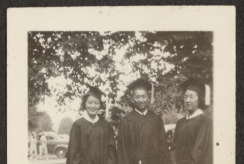 Graduation Trio (ddr-densho-287-39)